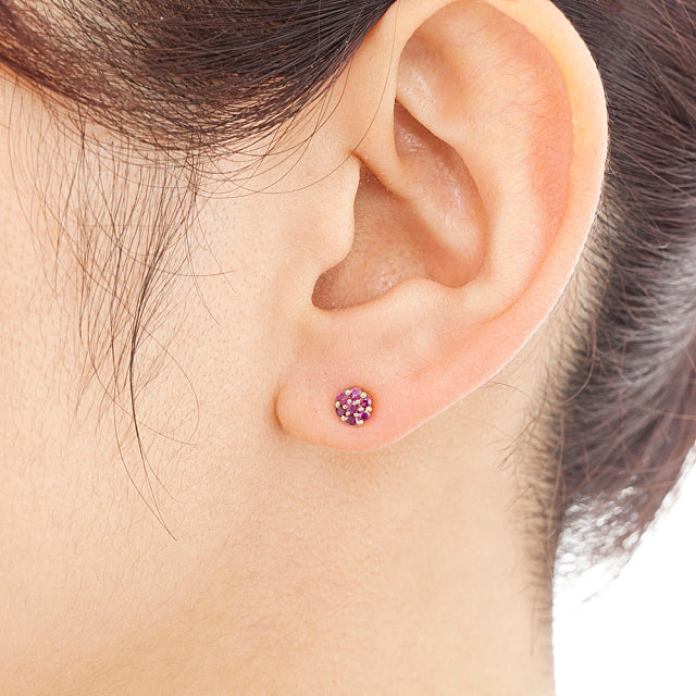 031BJ Ruby pierced-earrings – AbHeri オンラインショップ