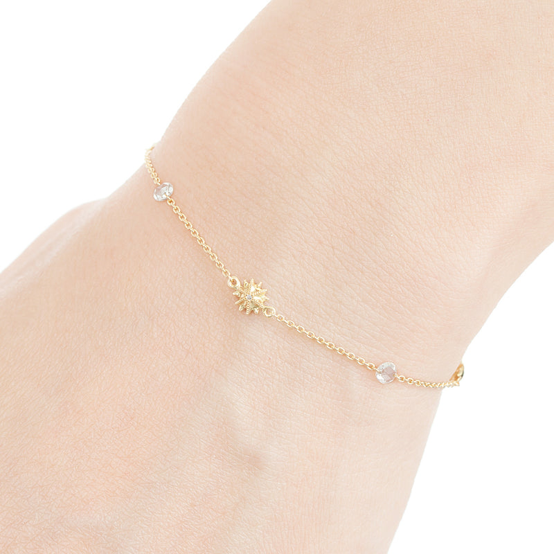 841B “etoile” Diamond bracelet – AbHeri オンラインショップ
