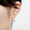“Clara”<br>Peridot Earrings<br>ペリドットピアス <br>（1055B_AP ）