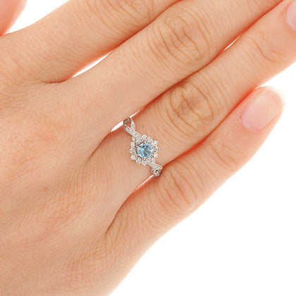 1109D Aquamarine ring – AbHeri オンラインショップ